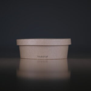 500ml Kraft Flat Paper Container